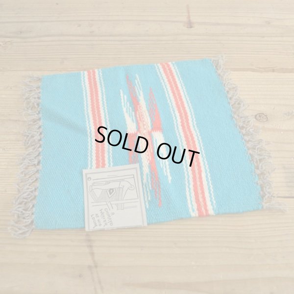 画像1: Chimayo Wool Blanket 【Turquoise Blue】