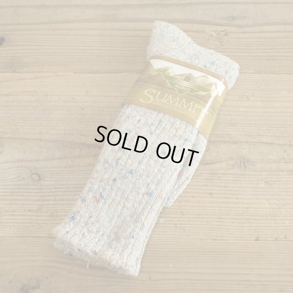 画像1: 80s MORETZ SPORTS Color Nep Socks MADE IN USA 【Gray】