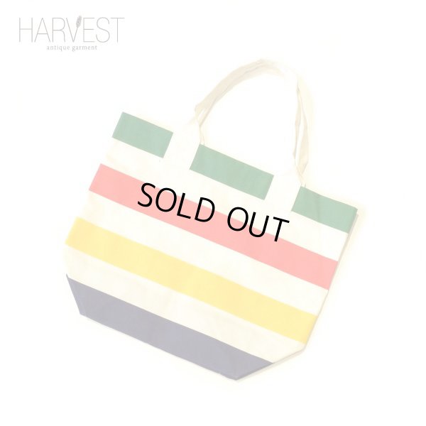 画像1: Unknown Cotton Border Tote Bag