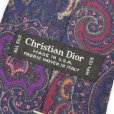 画像4: Christian Dior クリスチャンディオール ペイズリー ネクタイ (4)