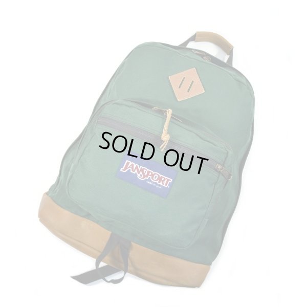 画像1: JANSPORT ジャンスポーツ レザーボトム ナイロン デイパック