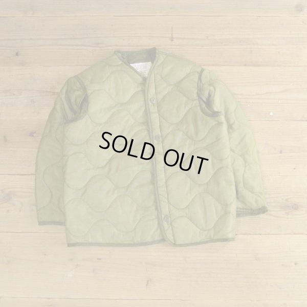 画像1: 70s US ARMY M65 Quilting Liner Jacket 【Small】