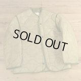 70s US ARMY M-65 Quilting Liner Jacket 【Small】