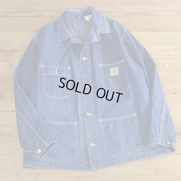 画像1: Carhartt Denim Coverall MADE IN USA 【Large】