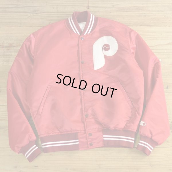 画像1: STARTER Philadelphia Phillies Stadium Jacket MADE IN USA 【Medium】