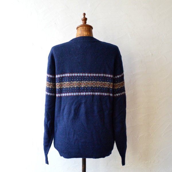 画像2: Reed st James Wool Pattern Crew Sweater  【SALE】