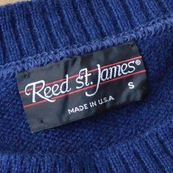 画像3: Reed st James Wool Pattern Crew Sweater  【SALE】