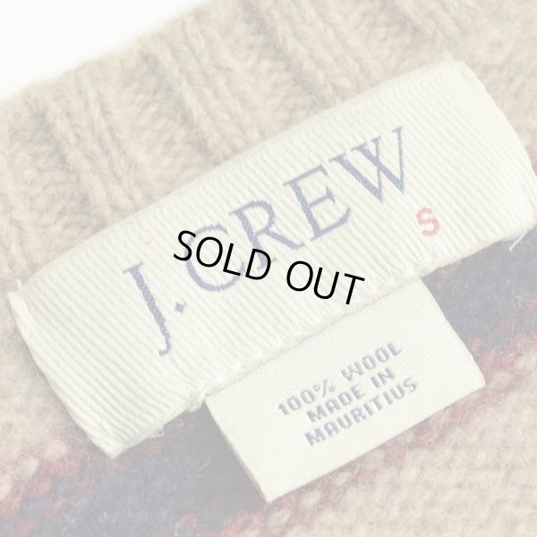 画像3: J.CREW ジェイクルー ウールニット ボーダー Vネックセーター 【約 Lサイズ】