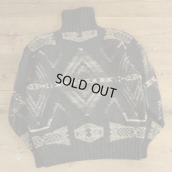 画像2: Polo Ralph Lauren Native Pattern Turtle Neck Sweater