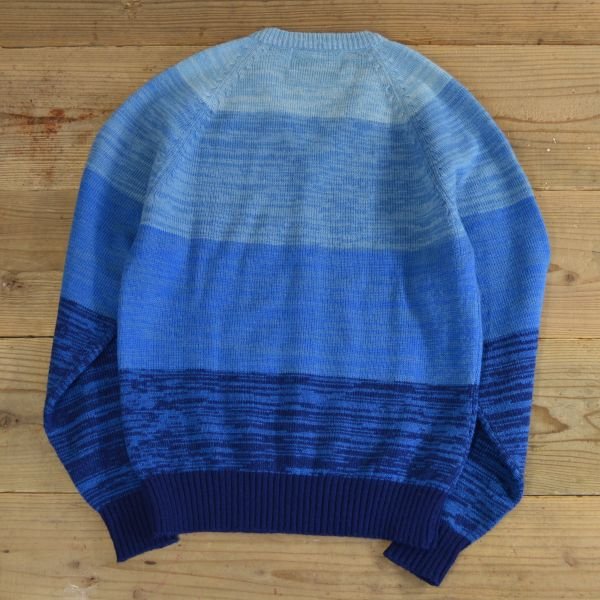 画像2: ALVIN JOSEF Gradation Knit V-Neck Sweater