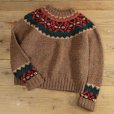 画像1: 90s GAP Wool Nordic Sweater (1)