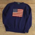 画像1: Polo Ralph Lauren American Flag Cotton Knit Sweater (1)