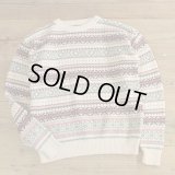 IZOD Cotton Knit FairIsle Pattern Sweater