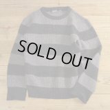 John Weitz Border Nep Sweater MADE IN USA 【Medium】