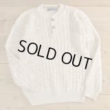 CLAYBROOKE Henry Neck Cotton Knit Sweater 【Small】