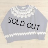 L.L.Bean Wool Knit Nordic Sweater 【Large】