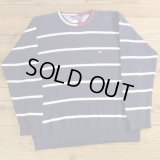 TOMMY HILFIGER トミーヒルフィガー コットンニット ボーダー セーター 【Mサイズ】