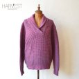 画像1: 80s Woolrich Shawl Collar Mix Knit Sweater 【レディース】 【SALE】 (1)