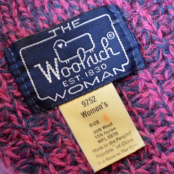 画像3: 80s Woolrich Shawl Collar Mix Knit Sweater 【レディース】 【SALE】