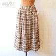 画像1: ORVIS Cotton Nel Check Button Skirt 【レディース】 【SALE】 (1)