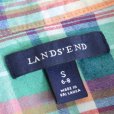 画像3: LAND`S END コットン チェックシャツ 【Sサイズ】 【SALE】 (3)