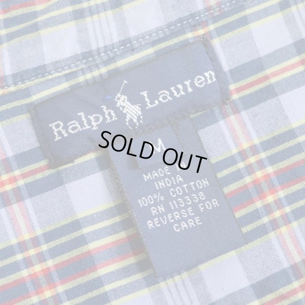 画像3: Ralph Lauren チェックボタンダウンシャツ 【約 Sサイズ】