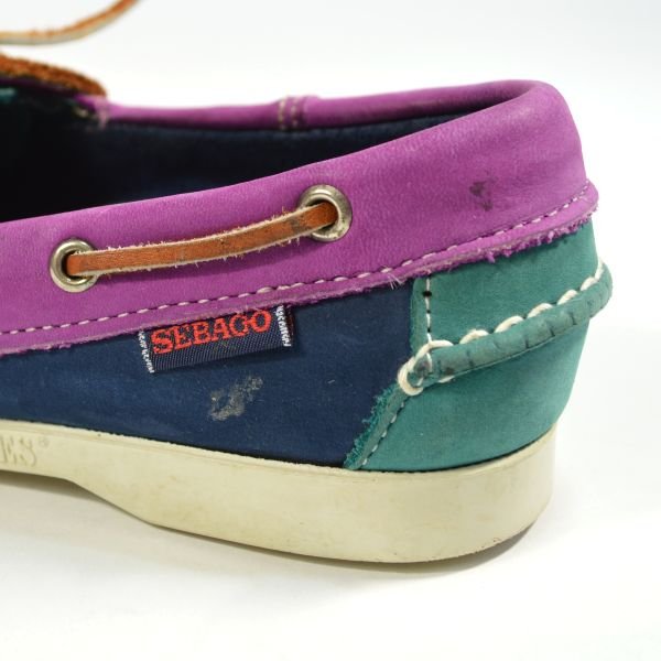 画像4: SEBAGO DOCKSIDES セバゴ クレイジーカラー デッキシューズ 【約 23cm】 【レディース】