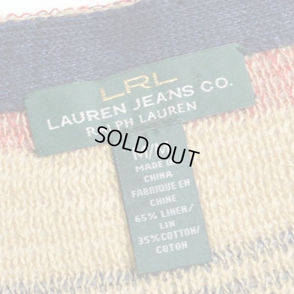 画像3: LAUREN JEANS Ralph Lauren ボートネック ボーダーセーター 【Mサイズ】 【レディース】