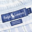 画像3: Ralph Lauren リメイク ストライプシャツワンピース 【約 Mサイズ】 【レディース】 【リメイク】 (3)