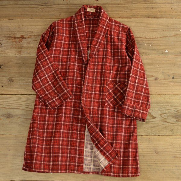 画像1: 60s Hadson Flannel Check Gown 【Ladys】