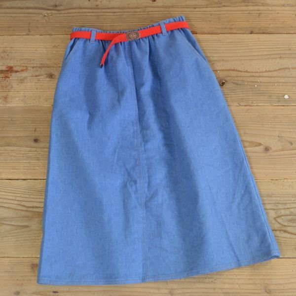 画像1: KORET CITY BLUES Denim Skirt with Belt 【Ladys】