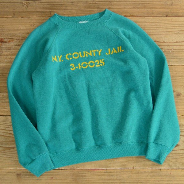 画像1: Hanes JAIL Print Sweat MADE IN USA 【Ladys】