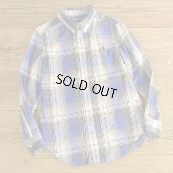 画像1: Ralph Lauren Check B.D Shirts 【Ladys】