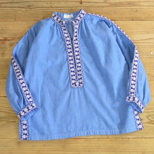 画像1: Aita Denim Tyrolean Tunic 【Ladys】