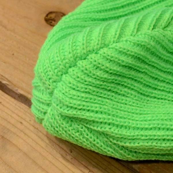 画像2: Neon Color Knit Watch Green