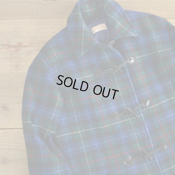 画像1: Pendleton Wool Check Duffle Coat