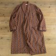 画像1: 70s BRENT Paisley Pattern Gown (1)