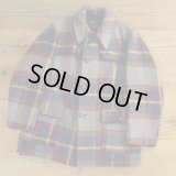 70s Richman BROTHERS Wool Check Coat MADE IN USA 【Large】
