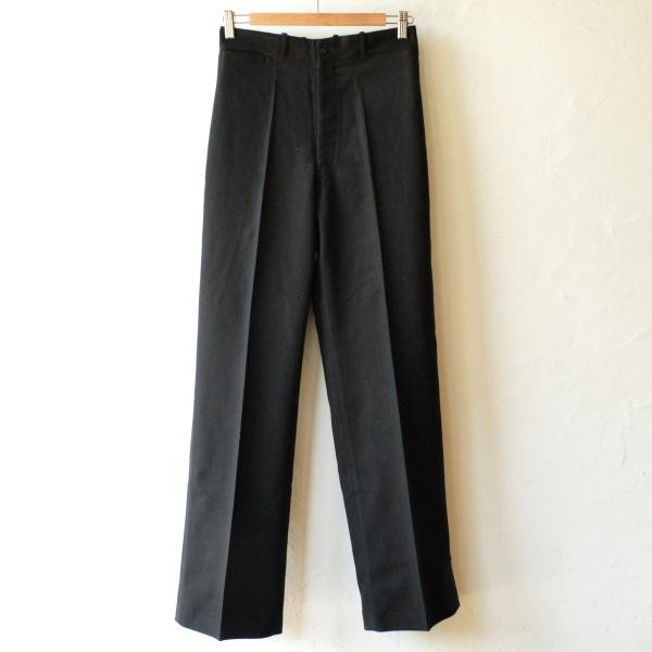 画像2: Unknown Vintage Wool Slacks Pants with Line  【SALE】