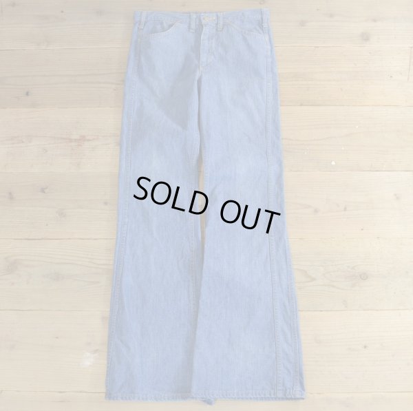 画像2: 70s Lee Bell Bottom Denim Pants