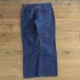 画像2: 70s Wrangler Denim Boot-Cut Pants (2)