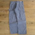 画像2: POST OVERALLS Herringbone Denim Painter Pants (2)