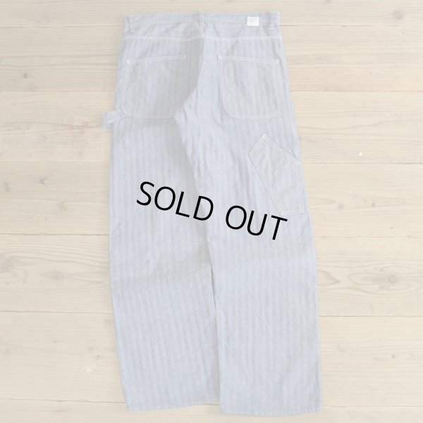 画像2: POST OVERALLS Herringbone Denim Painter Pants