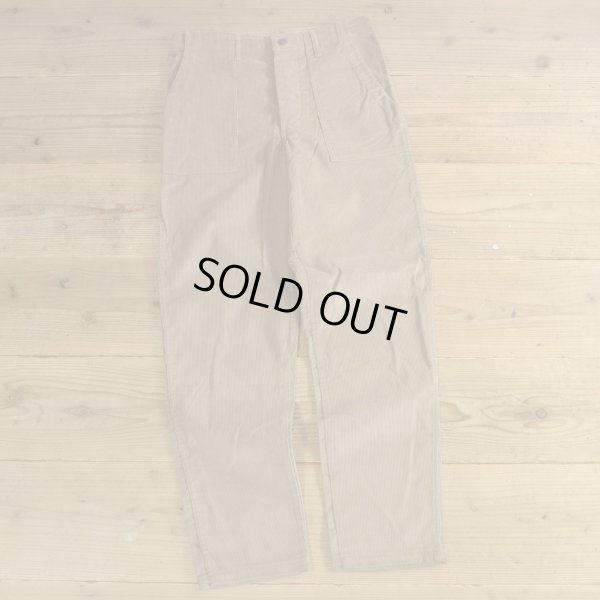 画像1: Corduroy Baker Pants Dead Stock MADE IN USA 【W33】