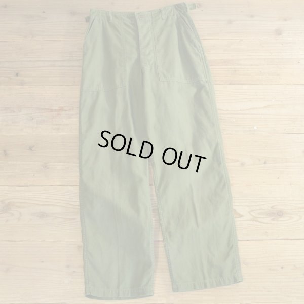 画像1: 50s US ARMY 13 Star Baker Pants 【W31】