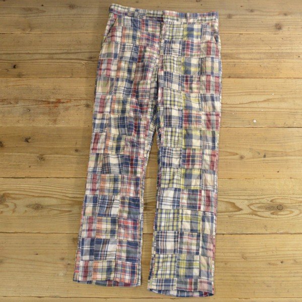 画像1: 70-80s Carroll Reed Patchwork Pants 【W34】