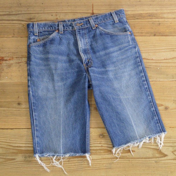 画像1: Levi's 517 Denim Cut Off Half Pants MADE IN USA 【W33】