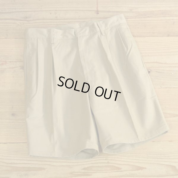 画像1: Italian Military Tuck Short Pants Dead Stock 【W30】