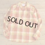 60-70s FRUIT OF THE LOOM Check Shirts MADE IN USA Dead Stock 【Medium】