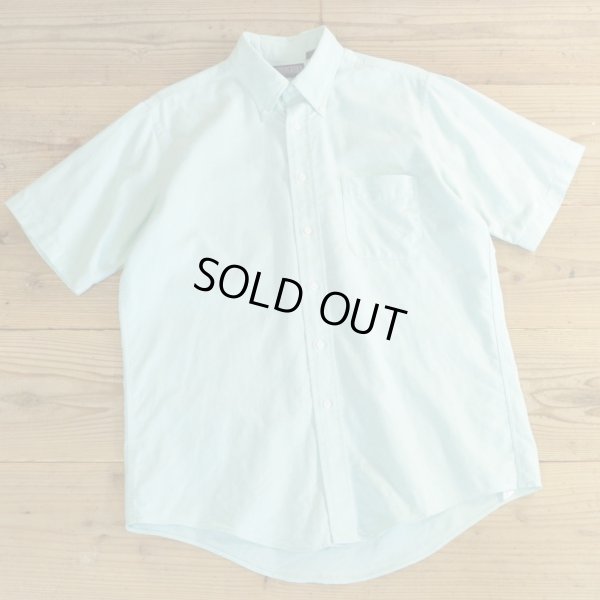 画像1: LANDS`END Oxford B.D Half Shirts MADE IN USA 【Large】
